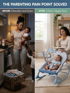 BabyRelief™ Infant-to-Toddler Soothing Rocker & Seat