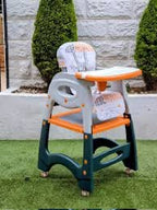 "Grow, Learn, & Dine" – The Ultimate 4-in-1 Convertible High Chair for Your Child!
