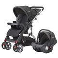 2-in-1 Foldable Baby Stroller with Infant Car Seat