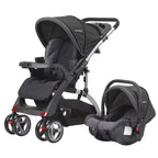 2-in-1 Foldable Baby Stroller with Infant Car Seat