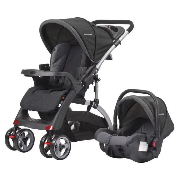 2-in-1 Foldable Baby Stroller with Infant Car Seat