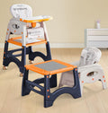 "Grow, Learn, & Dine" – The Ultimate 4-in-1 Convertible High Chair for Your Child!