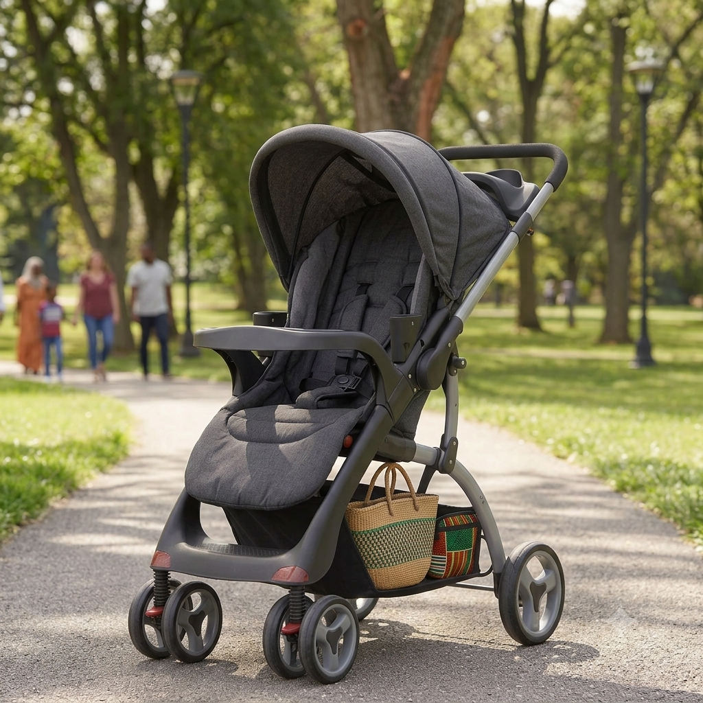 2-in-1 Foldable Baby Stroller with Infant Car Seat